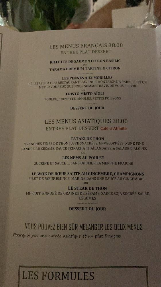 Le bistrot lily's - Menu Image 1